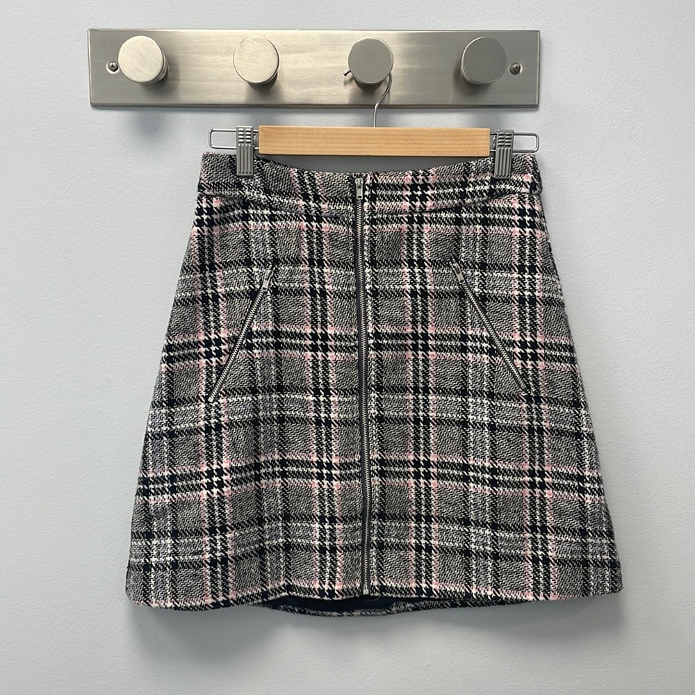 Sugar Lips black and pink checkered skirt